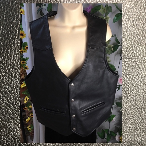 *Black Baron* High quality leather vest π - Picture 8 of 8